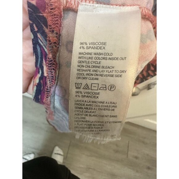 TOMMY BAHAMA Maxi Dress Small Tropical Sleeveless V-Neck Twist Pullover Hawaiian - Picture 4 of 6